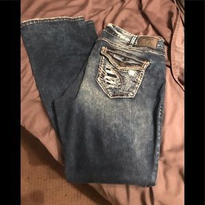 Silver Elyse jeans size 14/33